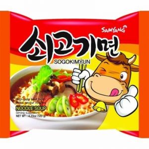 韩国Samyang三养牛肉辣汤拉面120g/Samyang Sogokimyun Instant Noodle 120g