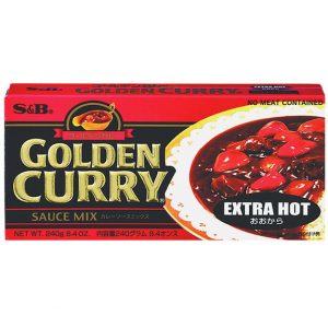 日本S&B超辣咖喱220g/S&B Golden Curry Extra Hot 220g