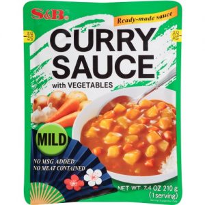 日本S&B蔬菜咖喱酱210g/S&B Curry Sauce With Vegetables 210g