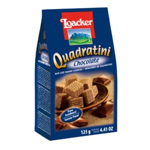 意大利Loacker威化饼干巧克力味125g/Loacker Quadratini Chocolate Flavor 125g