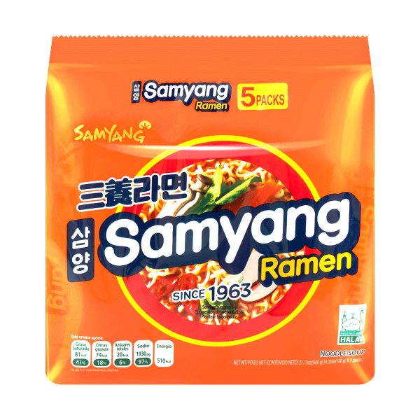 韩国Samyang三养原味拉面5pk600g/Samyang Ramen 5PK 600g