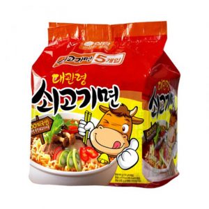 韩国Samyang牛肉辣汤拉面5包装600g/Samyang Sogokimyun 5pk 600g