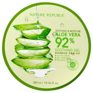 韩国NATURE REPUBLIC自然乐园补水芦荟胶300ml/NATURE REPUBLIC Soothing And Moisture Aloe Vera 92% Soothing Gel
