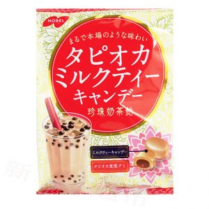 日本NOBEL夹心珍珠奶茶硬糖86.4g/Nobel Bubble Milk Tea Candy 86.4g