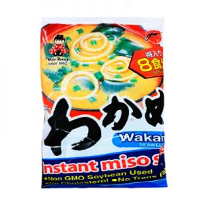 日本神州一味曾裙带菜海带味增汤8袋入176g/Japanese Wakame Instant Miso Soup 8pk 176g