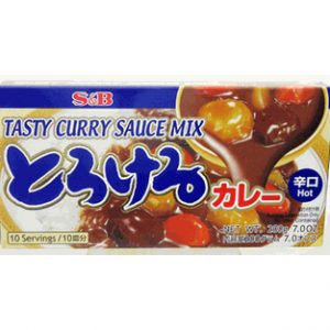 日本S&B混合咖喱酱辣味200g/S&B Tasty Curry Hot 200g