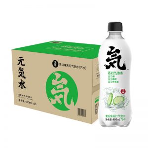 元气森林青瓜味苏打汽水1箱15瓶装/YQSL Soda Drink Cucumber Flavor 1Box 15pk